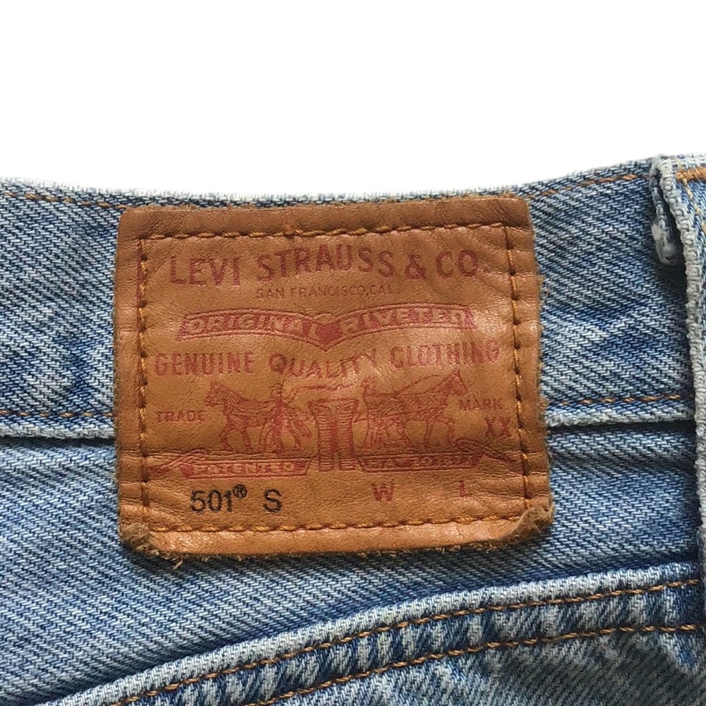 Levi’s Premium Quality 501 Skinny High Rise Distressed Jeans, size 27 - Picture 9 of 15
